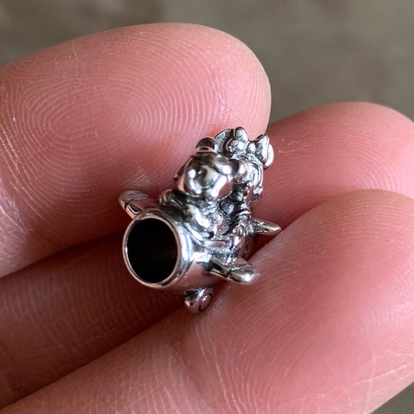 NWOT Disney Mickey Mouse & Minnie Mouse Airplane Charm Sterling Silver 925 - Picture 7 of 13